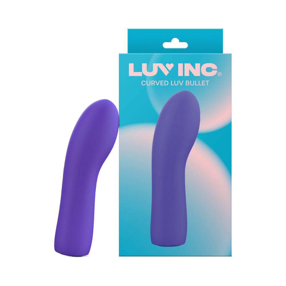 Luv Inc Cb42: Curved Luv Bullet Vibrator - Purple